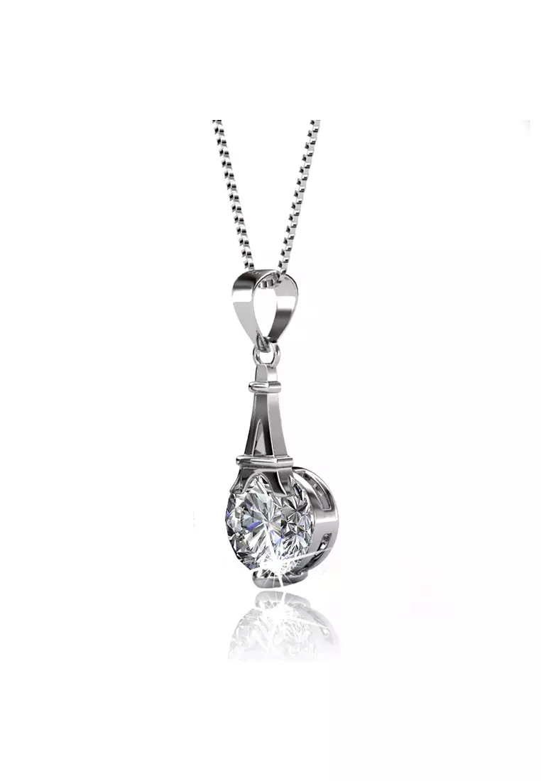 Paris Pendant WG - Kalung Crystal Swarovski® by Her Jewellery
