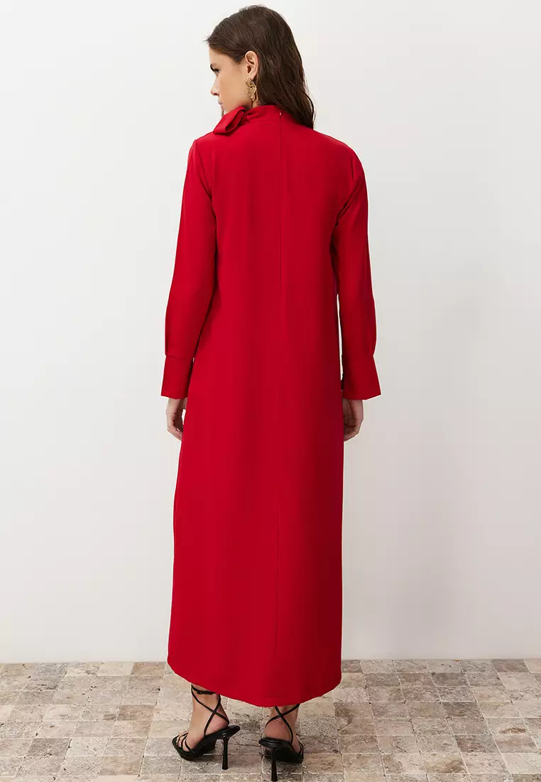 MODEST Bow Neck Dress