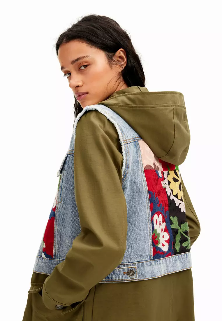 Buy Desigual Desigual Woman 2-in-1 embroidered hybrid parka