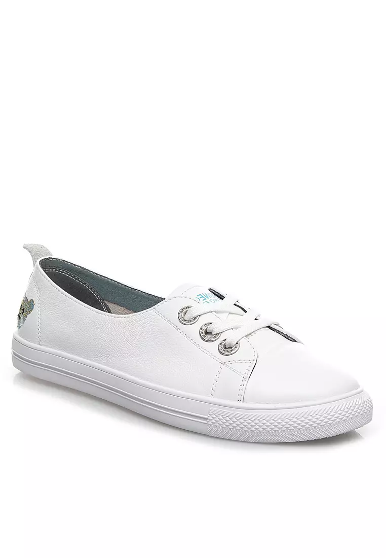Smart Causal Leather Sneakers RX5186