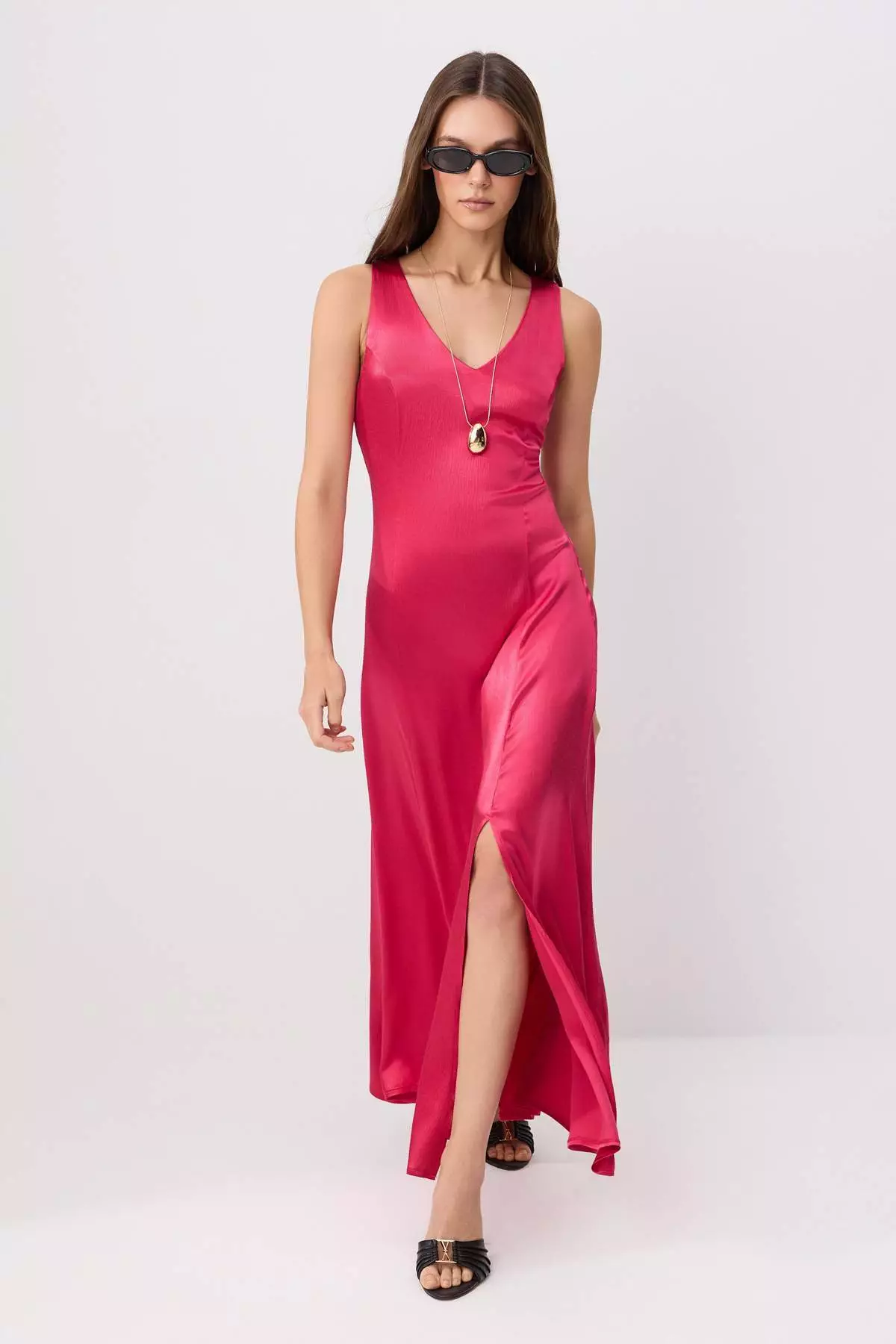 manhattan slip formal dress Silk Red Prom Dress Slip Dress Cherry Beginning Boutique AU Full price