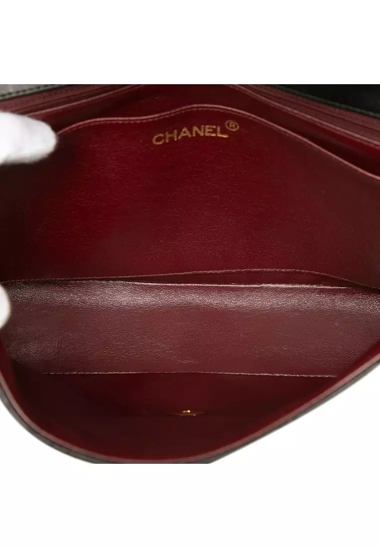 Pre-Loved Chanel Medium Cc Quilted Lambskin Border Single Flap