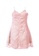 London Rag pink Lace Detail Dobby Spaghetti Pink Dress 353D9AAEF66C0BGS_8