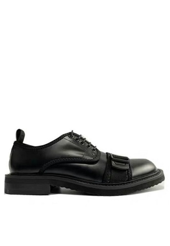 Twenty Eight Shoes black Darkness Faux Leather Derby Shoes F82 49938SHEBC03CFGS_1
