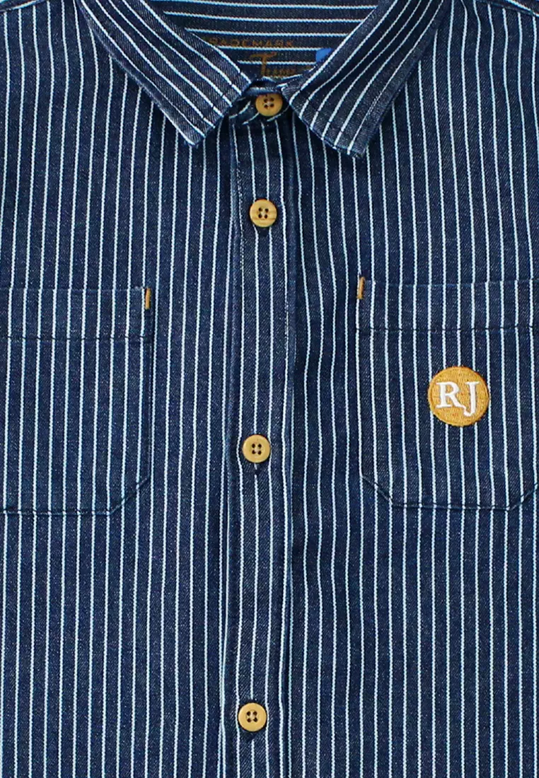 Shirt/ Kemeja Anak Laki/ Rodeo Junior Denim Stripe Shirt