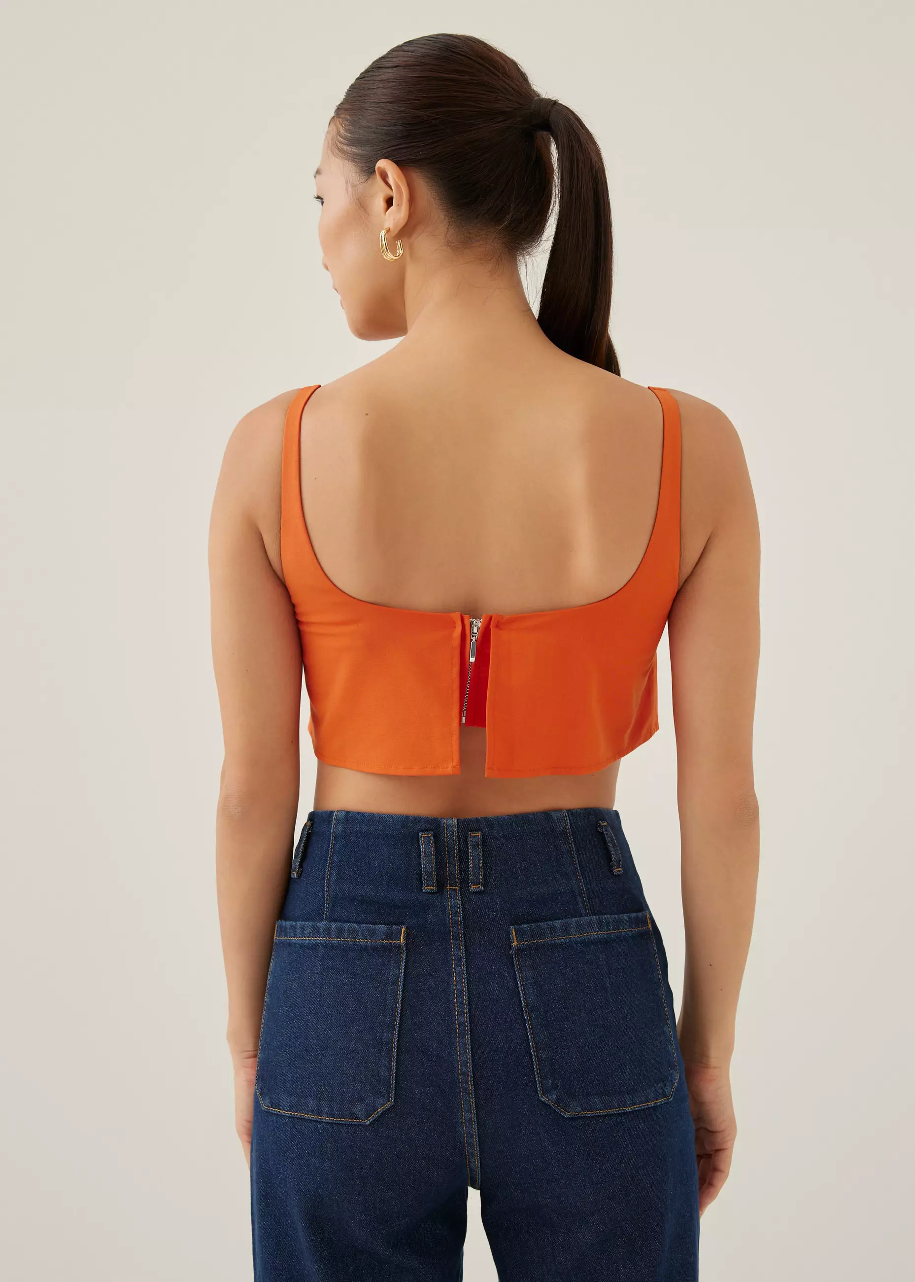 Atasan Wanita - Veera Cropped Tank Top