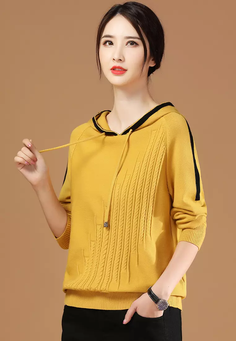 Girls mustard yellow sweater best sale