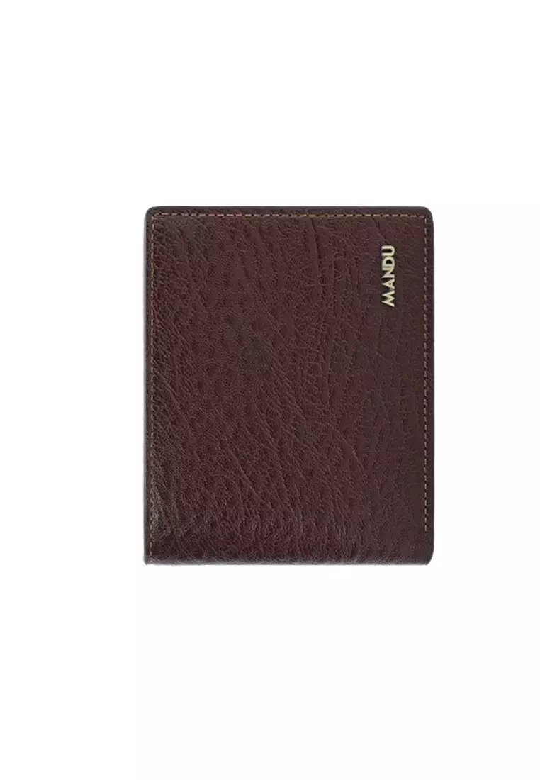 Dompet Lipat Pria Pendek 5314-1 RFID Blocking Bahan Kulit PU Leather Premium BAEOS ORIGINAL - Brown
