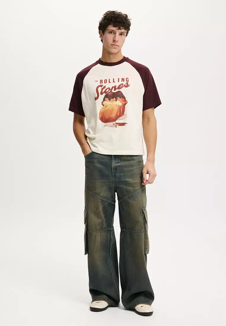 Cropped Fit Music T-Shirt