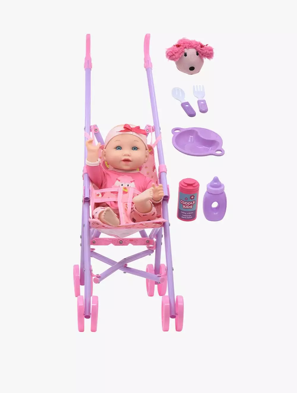 Baby Dolls Play n Stroll Baby - BD16642