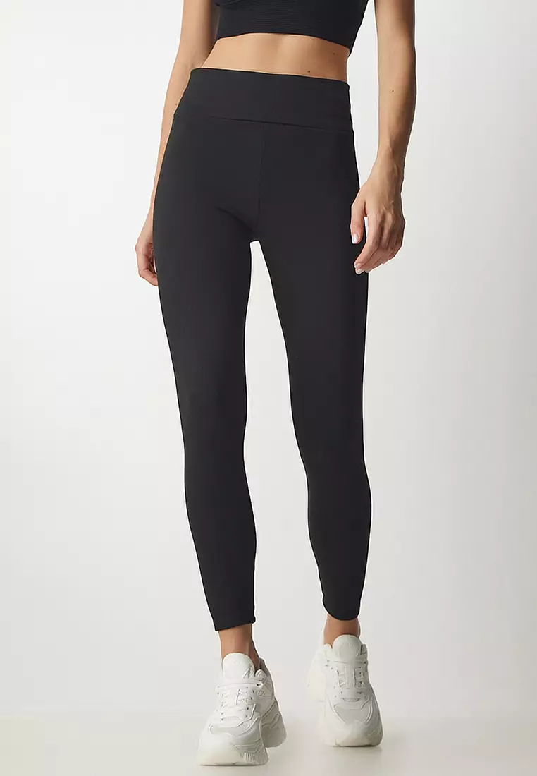 Buy Happiness Istanbul High Waist Tights, Thick Knitted Leggings Online