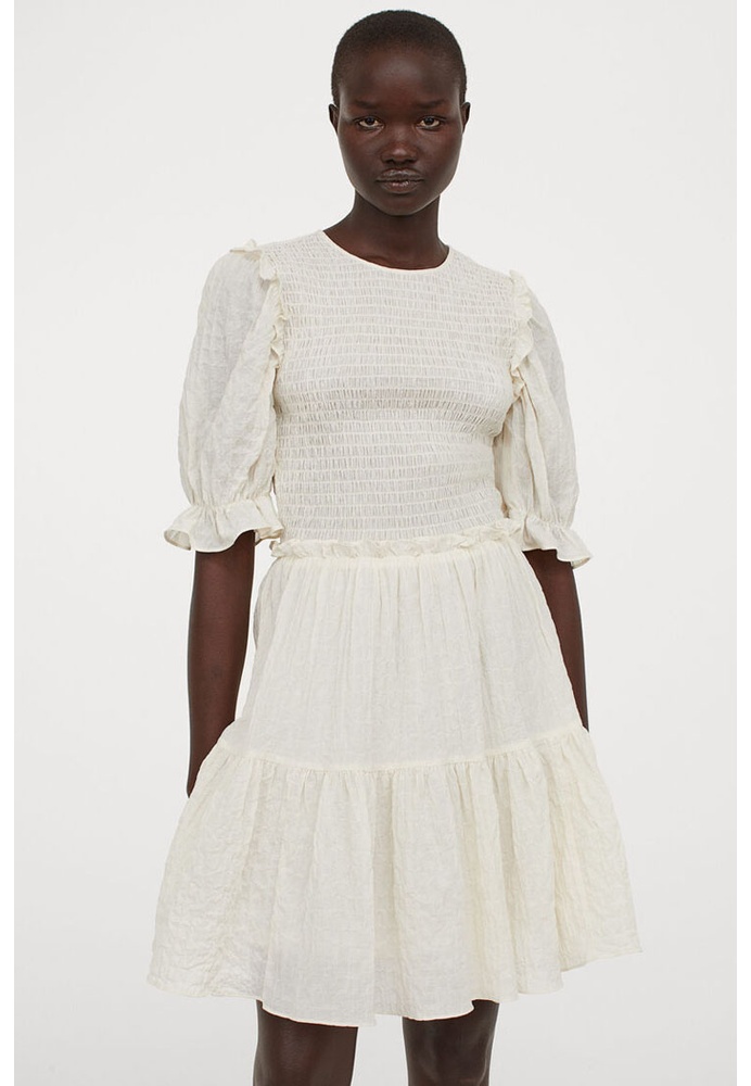 Buy H&M Smocked Dress 2021 Online | ZALORA Singapore