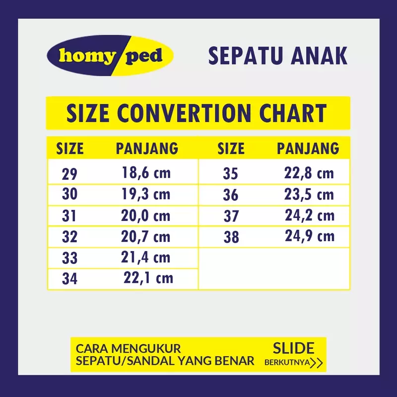 Homyped Kenji Sepatu Sekolah Anak