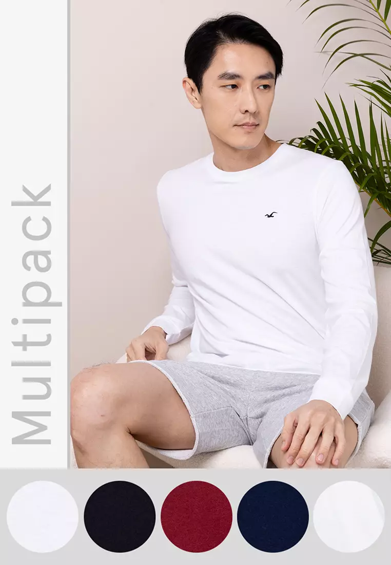 Jual Hollister Multipack Classic T Shirt Original 2024 ZALORA