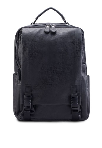 Flap Frontal Faux Leather Bacesprit outlet hong kongkpack, 包, 包