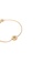 TORY BURCH white Kira Enamel Chain Bracelet Bracelet BBF36AC5798289GS_2