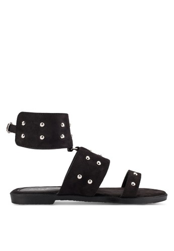Studded Ankle Cuff Sandals