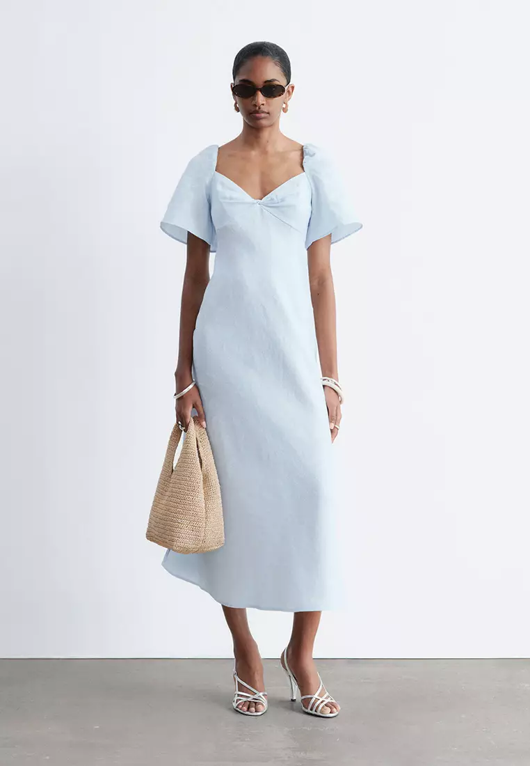 Linen Midi Dress