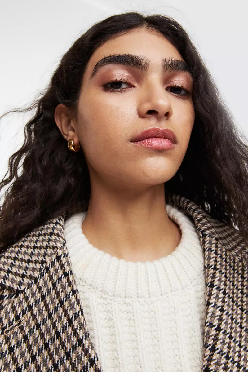 Gold hoop earrings on sale h&m