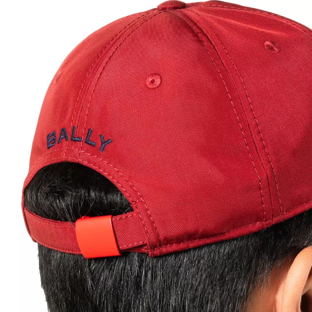 Baseball Cap Bally Crest Logo - Red
