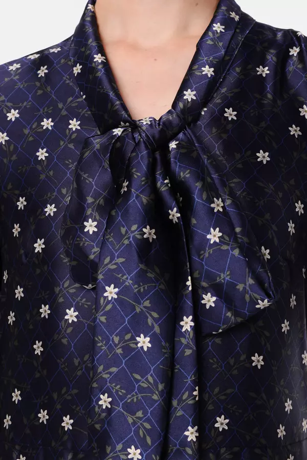 Minimal Alma Dress Gamis Navy