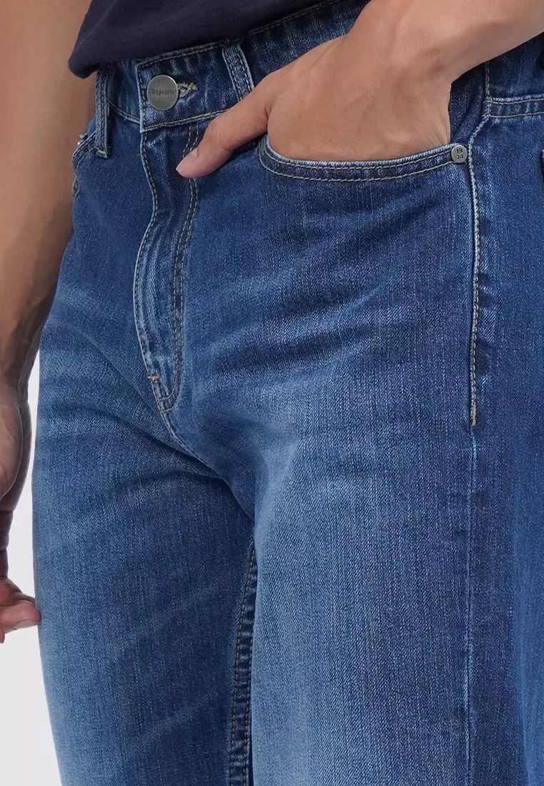 Tirajeans Straight Pants 7-MLDSSEA125C011 Med Blue