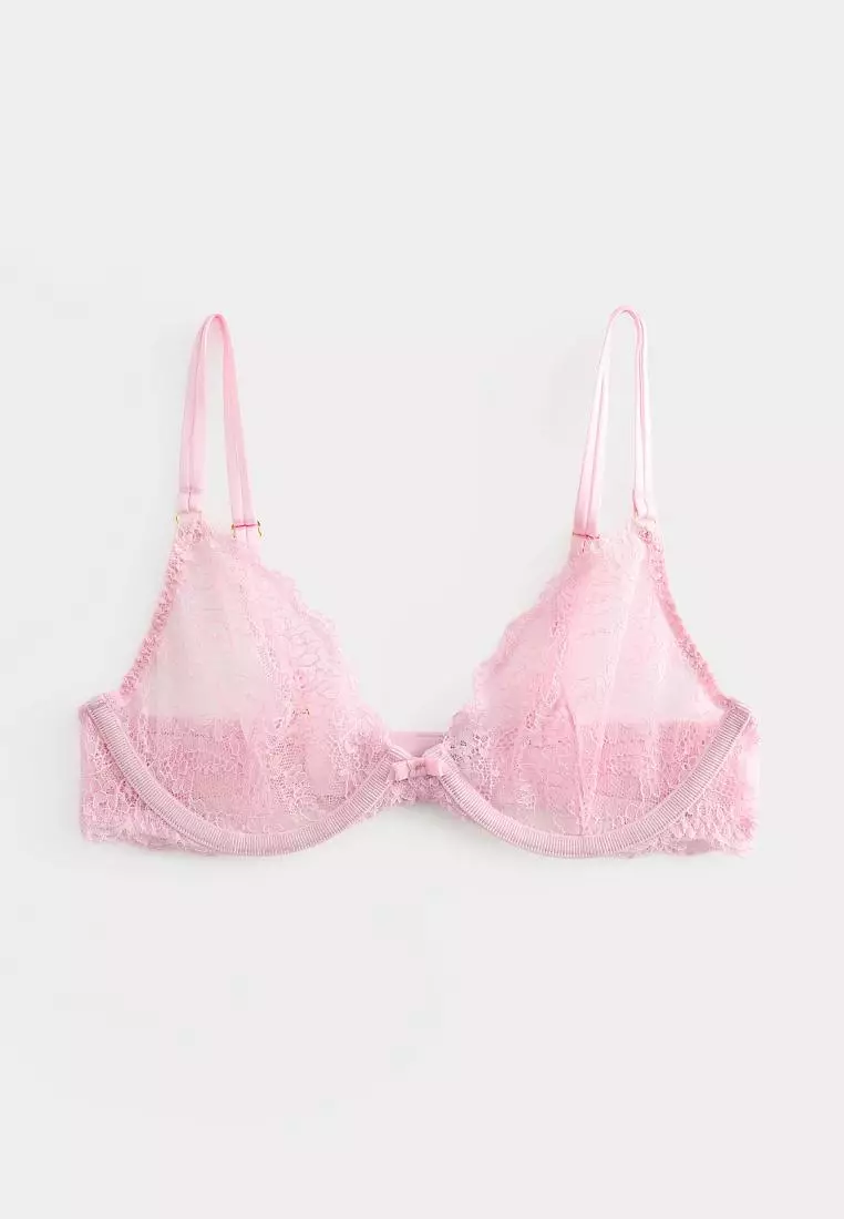 Ida Lace Wired Plunge Bra