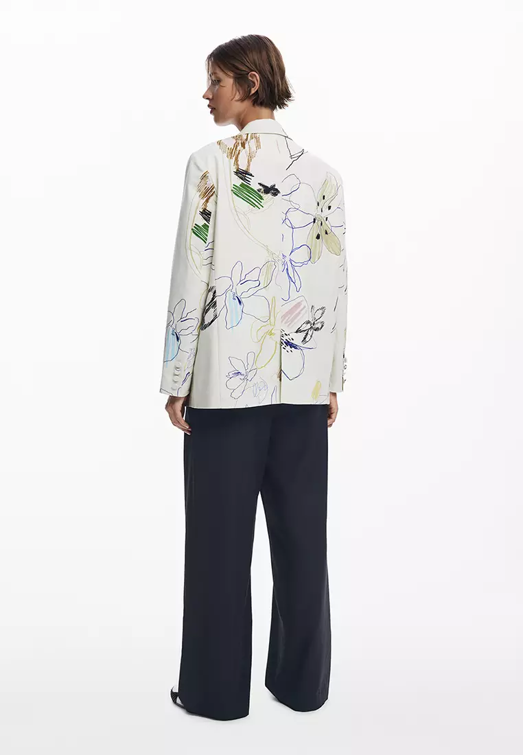 Blazer with strokes