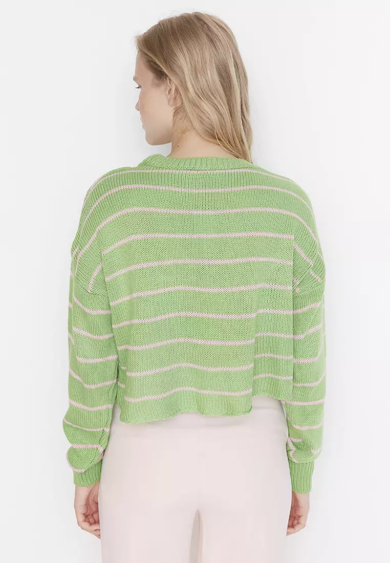 Cropped boxy online jumper