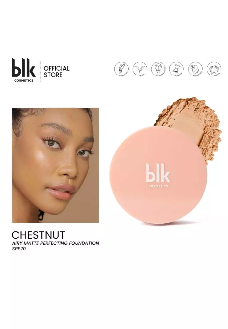 Discount on Blk Cosmetics  shoes - SKU: Airy Matte Perfecting Powder Foundation Spf 20 Chestnut