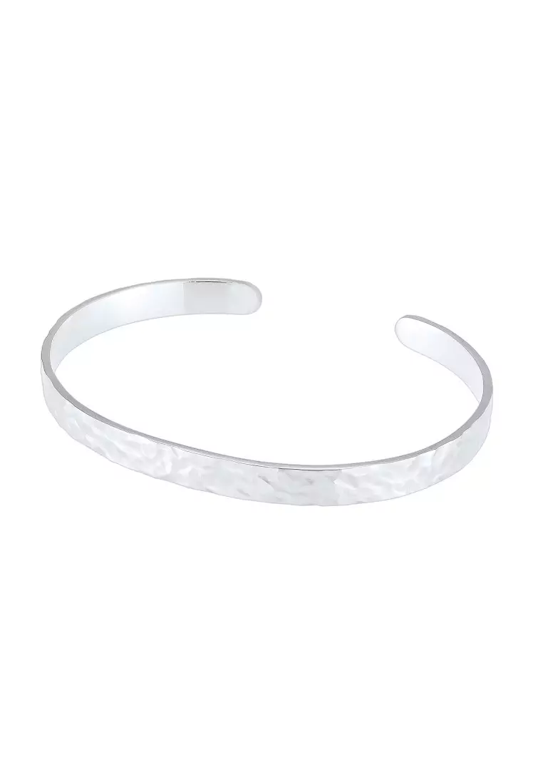 Perhiasan Pria Perak Asli - Silver Gelang Bangle