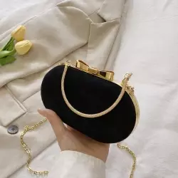 Vedlyn Melva Tas Pesta Clutch Elegan Stylish Wanita – Black