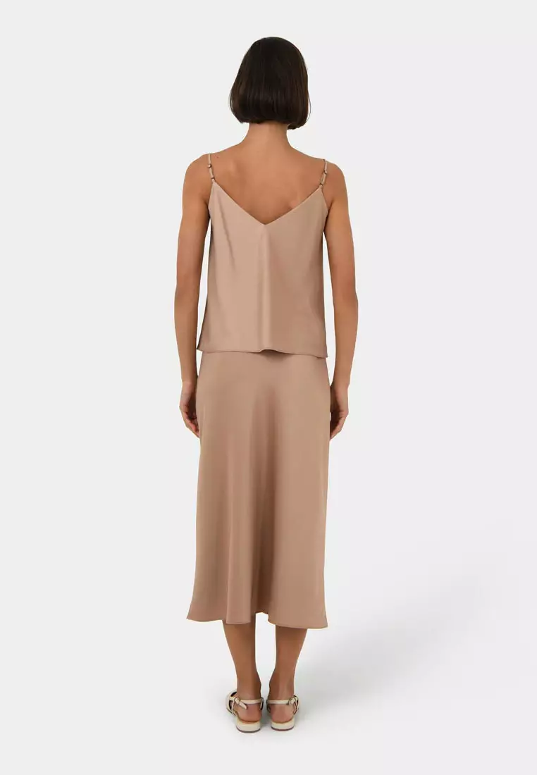 Joy Satin V-neck Cami