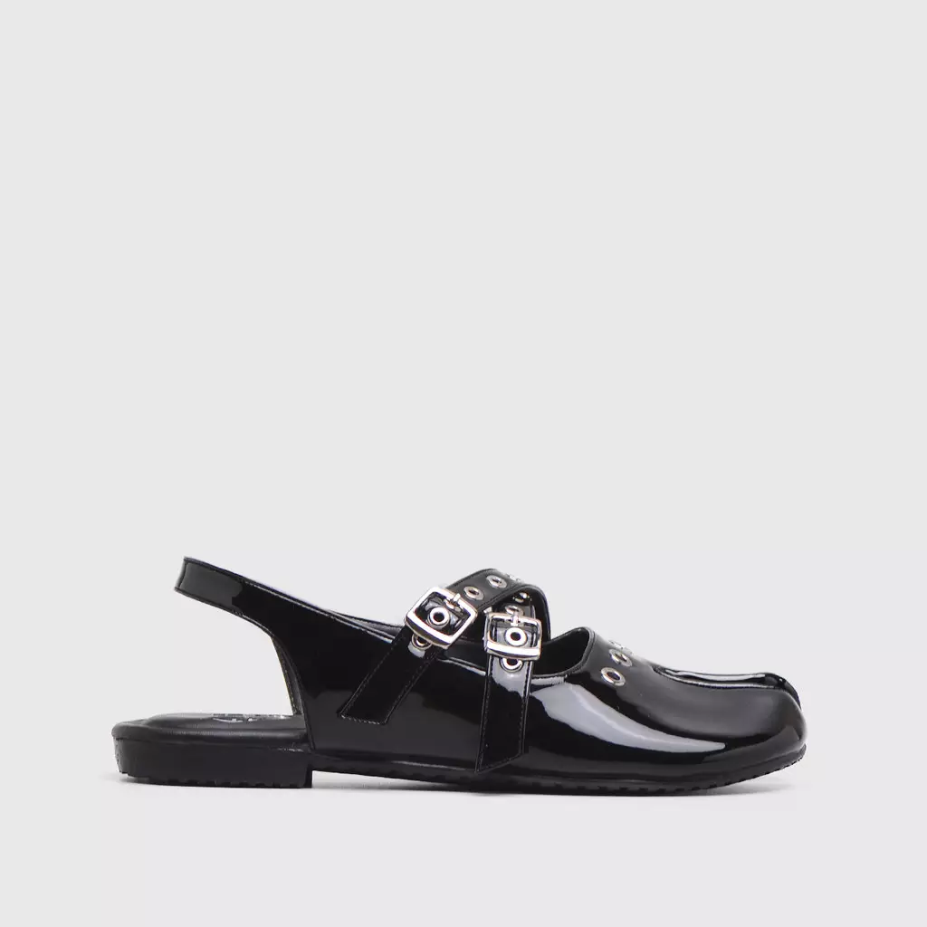 Flowie Flat Shoes Black