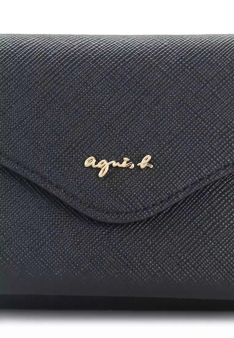 Logo Detail Leather Wallet