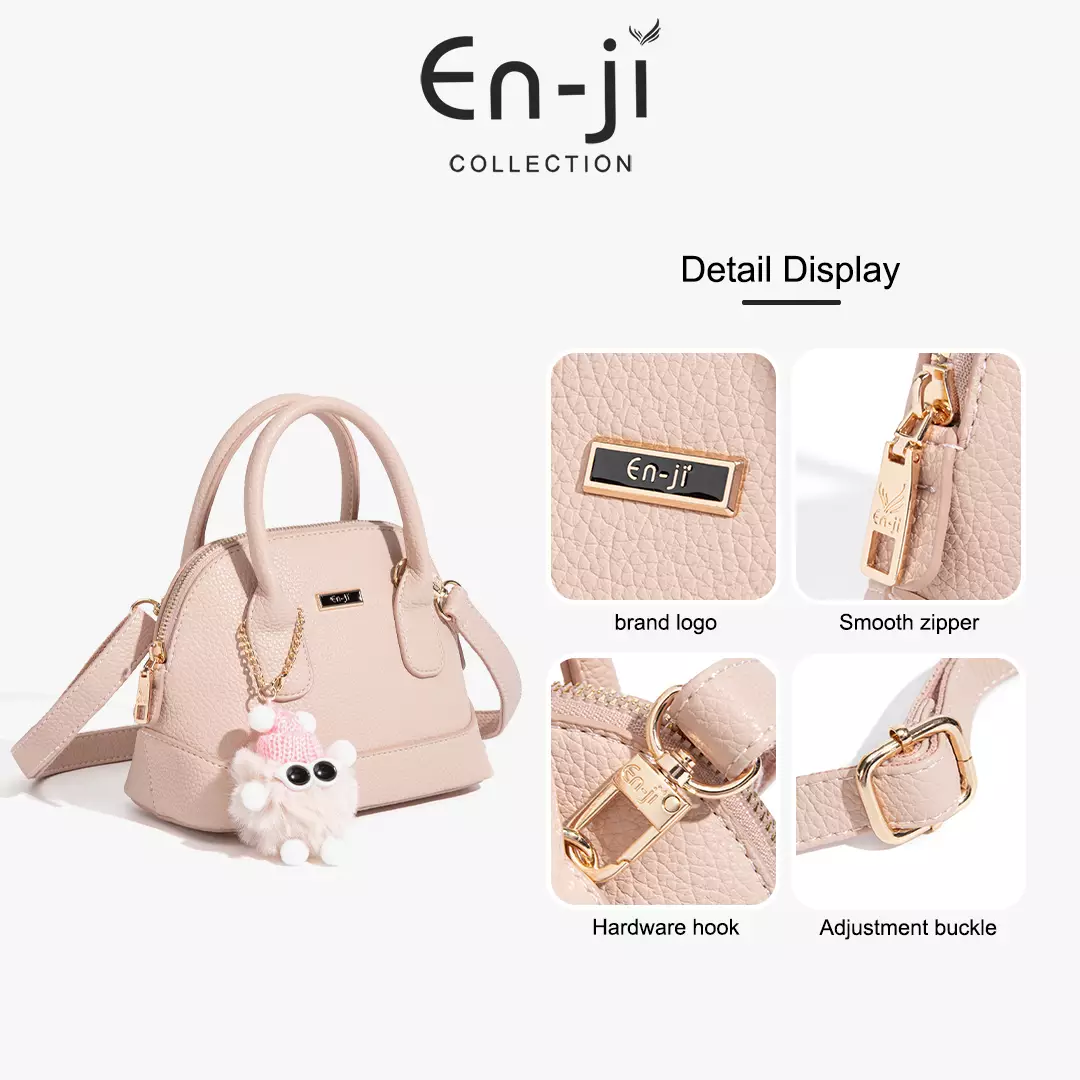 En-ji Jiumi Slingbag Wanita Warna Chestnut