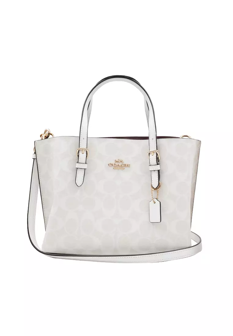 Coach white tote bag on sale