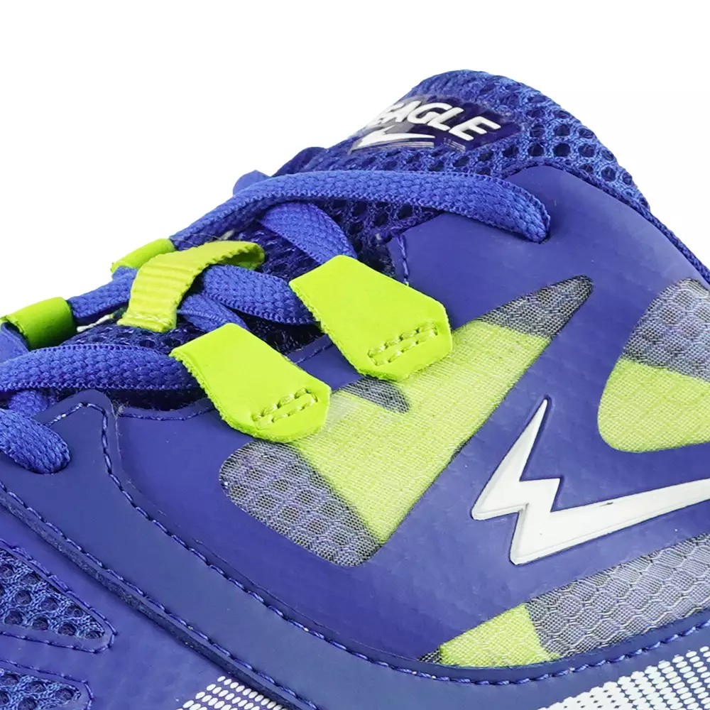 Eagle Sepatu Badminton Jet Pro II - BIRU/PUTIH/CITRUN