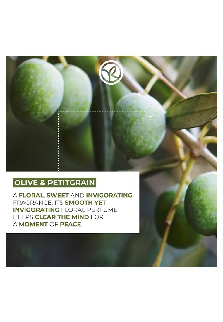 Olive Petitgrain Relaxing Shower Gel - 200ml Natural, Sulfate Free, Hydrating Body Wash