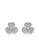 SO SEOUL white and silver Everleigh Flower Petal Diamond Simulant Stud Earrings and Necklace Set 15829AC8D616D2GS_5