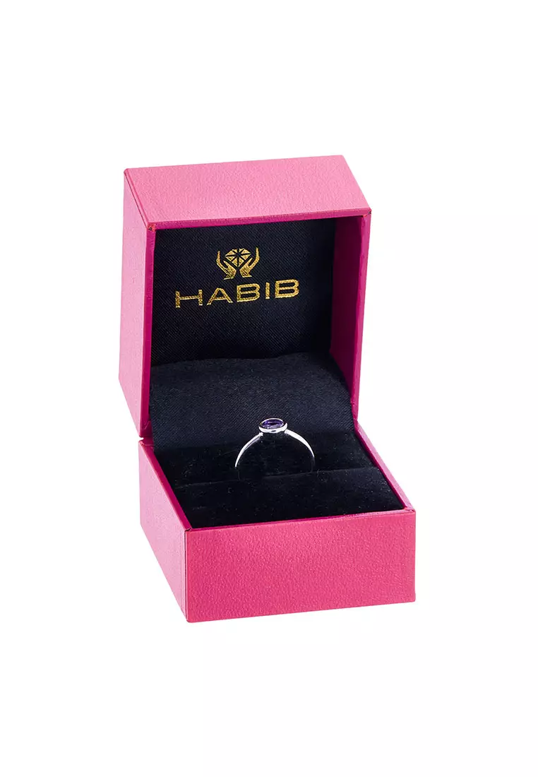HABIB Amethyst Gemstone Ring in 375/9K White Gold A05830724-AMEH(WG)
