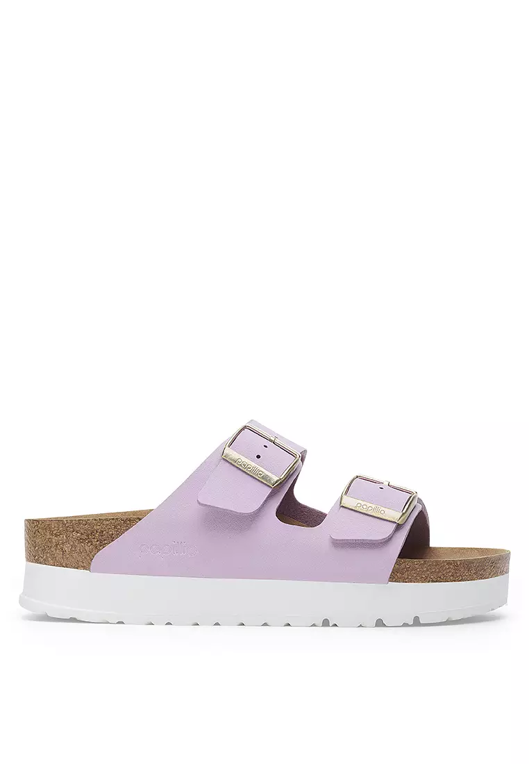 Discount on Birkenstock  shoes - SKU: Arizona PAP Flex Platform Vegan BFBC Sandals