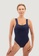1 People blue Saint Tropez Ruffled One-Piece Swimsuit in Deep Sea EC1F2US9E23C1FGS_1