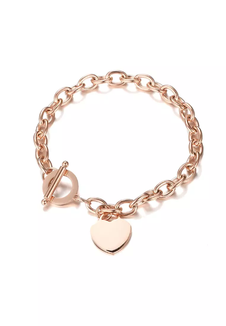 Heart hot sale pendant bracelet