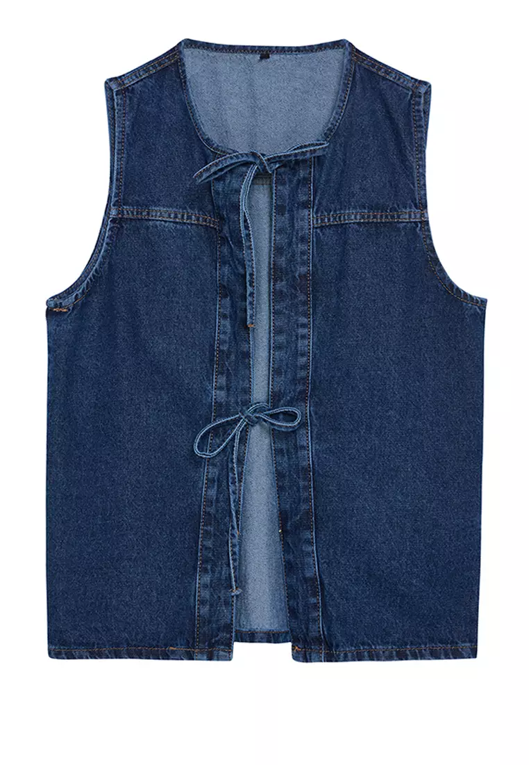 Cotton Denim Vest