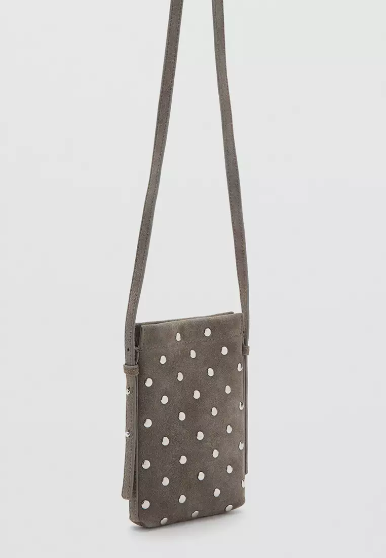 Suede Studded Mobile Case