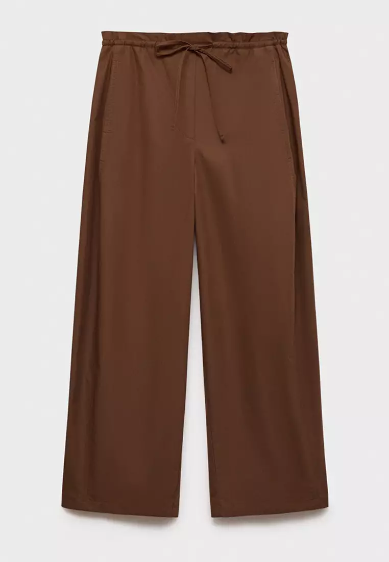 Paper Bag Cotton Trousers
