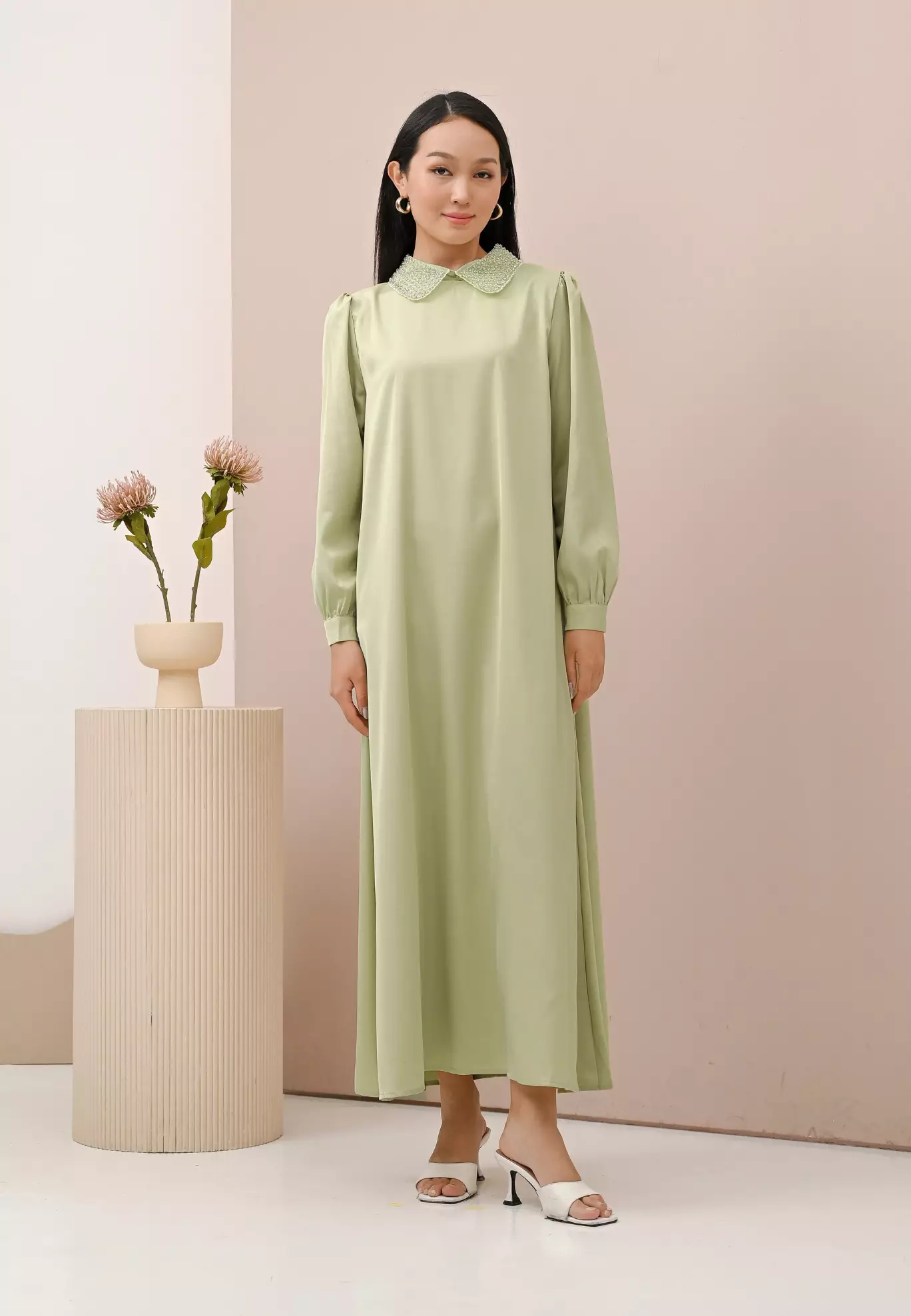 Jade Dress - Matcha