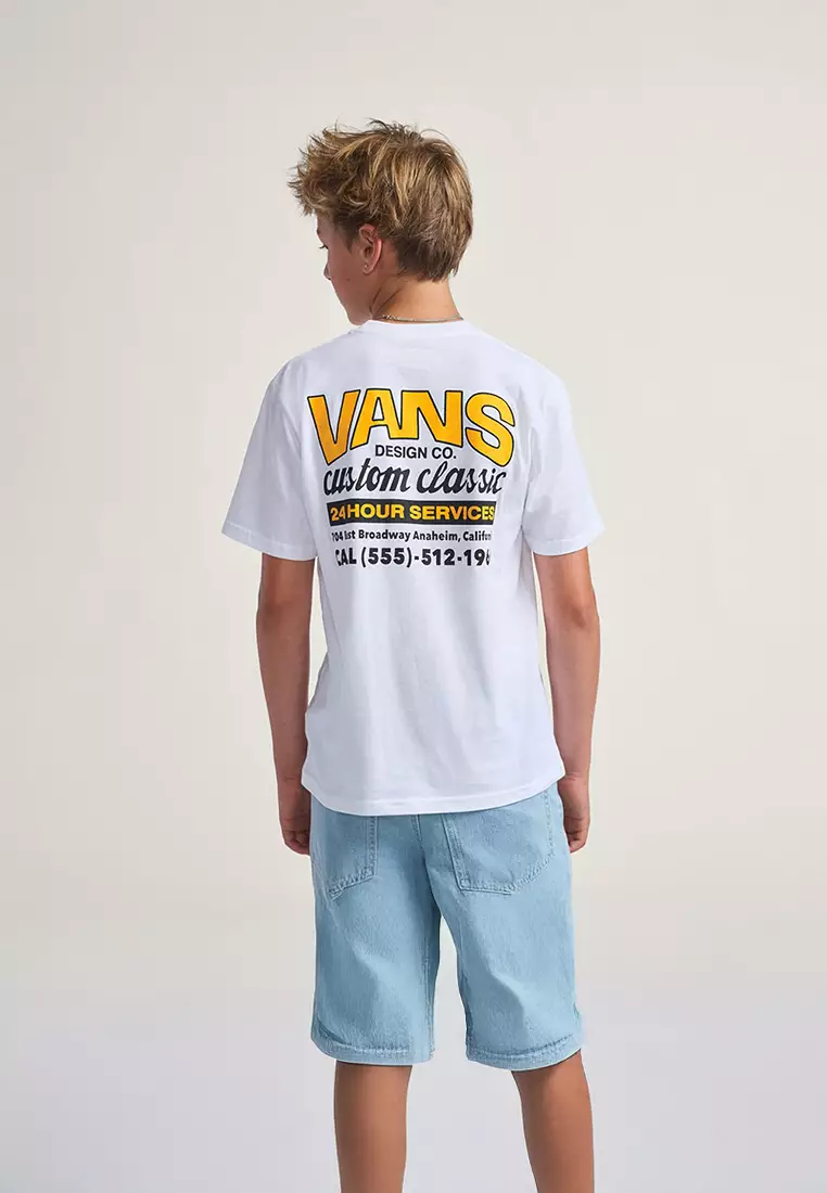 VN000R02WHT1 SHOP FRONT SS, SIZE XL