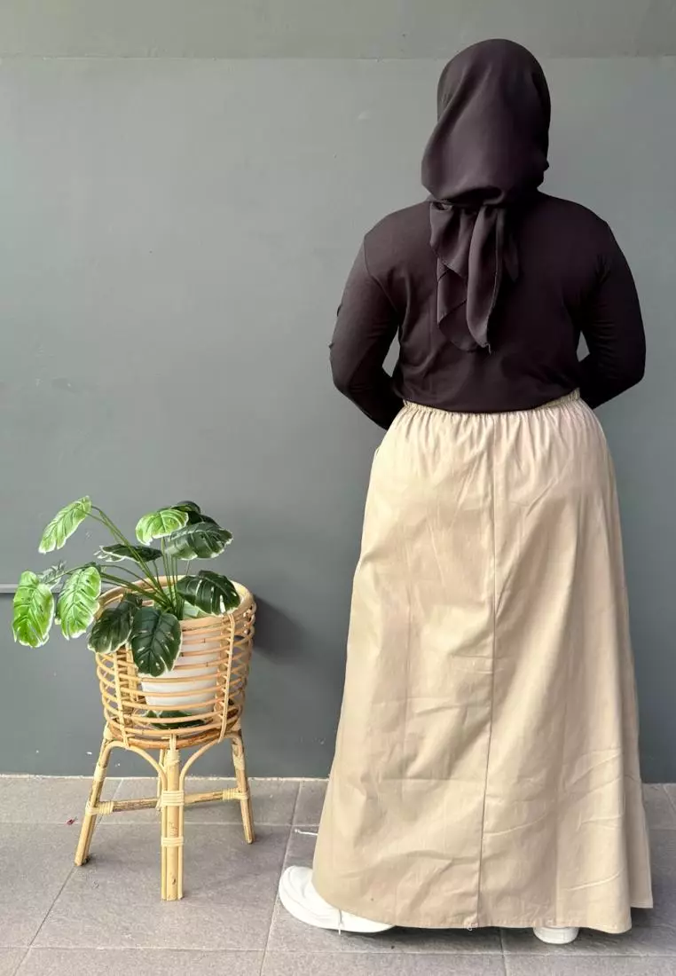 Aulia Skirt (Rok Panjang Twill Muslim Wanita)